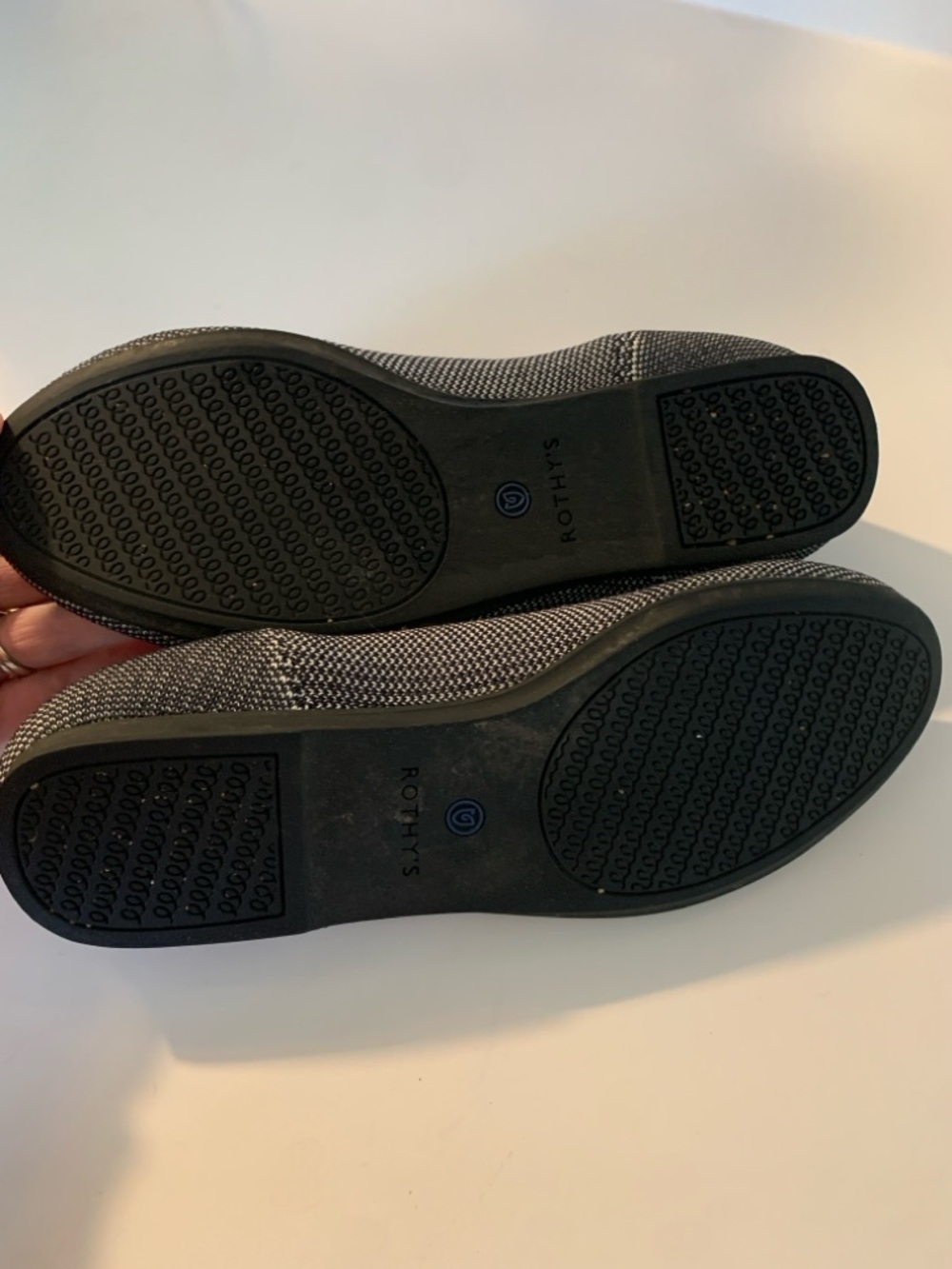 Rothy’s The Flat Gray Birdseye Ballet Flat Size 7 - Picture 5 of 6